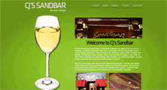 Desktop Screenshot of cjssandbar.com